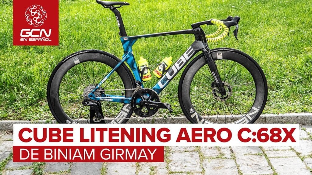 La Cube Litening Aero C:68 X di Biniam Girmay. 1 La Cube Litening Aero C68 X di Biniam Girmay