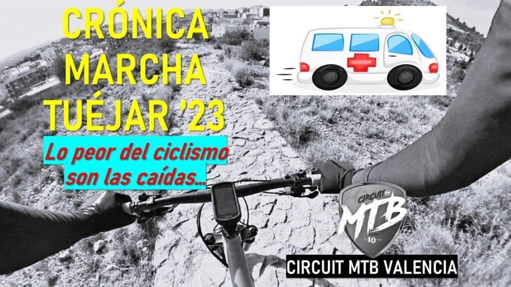 Marcha Tuejar 2023 Lo peor del ciclismo son las caidas