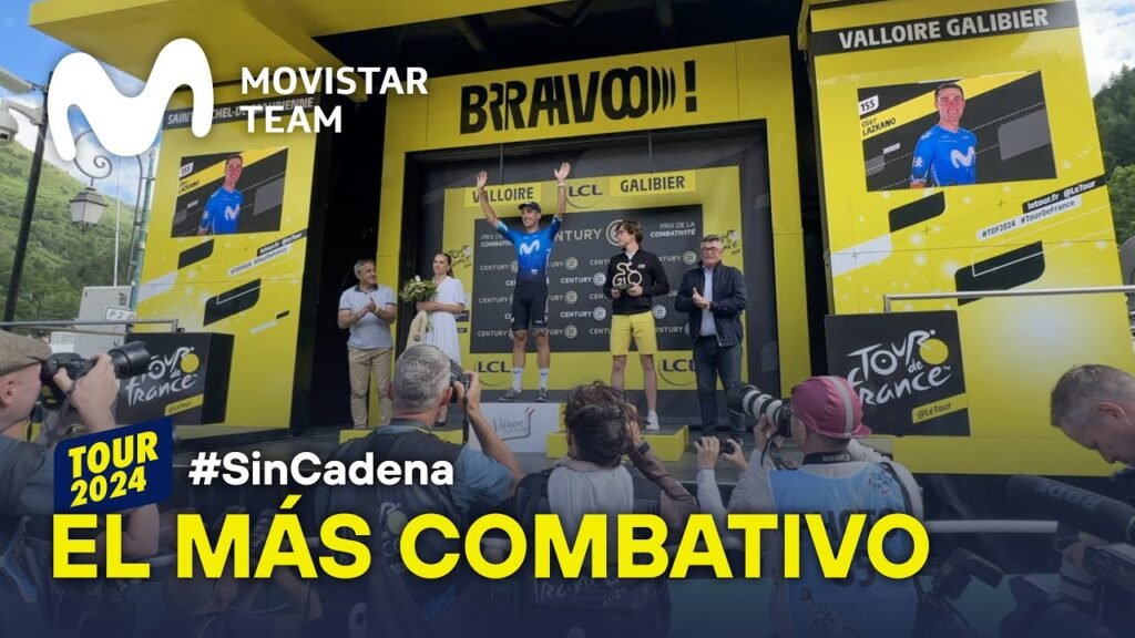 Oier Lazkano mas combativo de la Etapa 4 de El