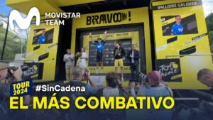 Oier Lazkano mas combativo de la Etapa 4 de El