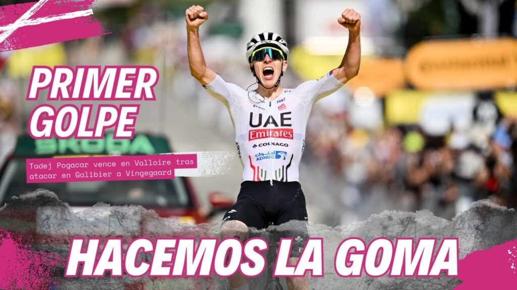 POGACAR Asesta el primer golpe en el Galibier Tour