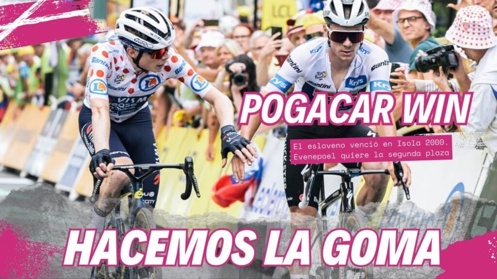 POGACAR GANA EN ISOLA 2000 EVENEPOEL BUSCA EL SEGUNDO PUESTO