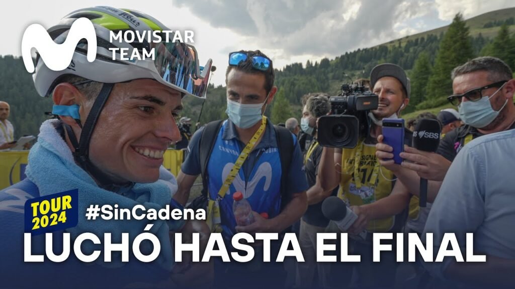 Ultimos dias en el Tour de Francia 2024 Movistar