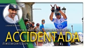 ¡UNA CAIDA HACE PARAR LA CARRERA Volta o Baixo Mino