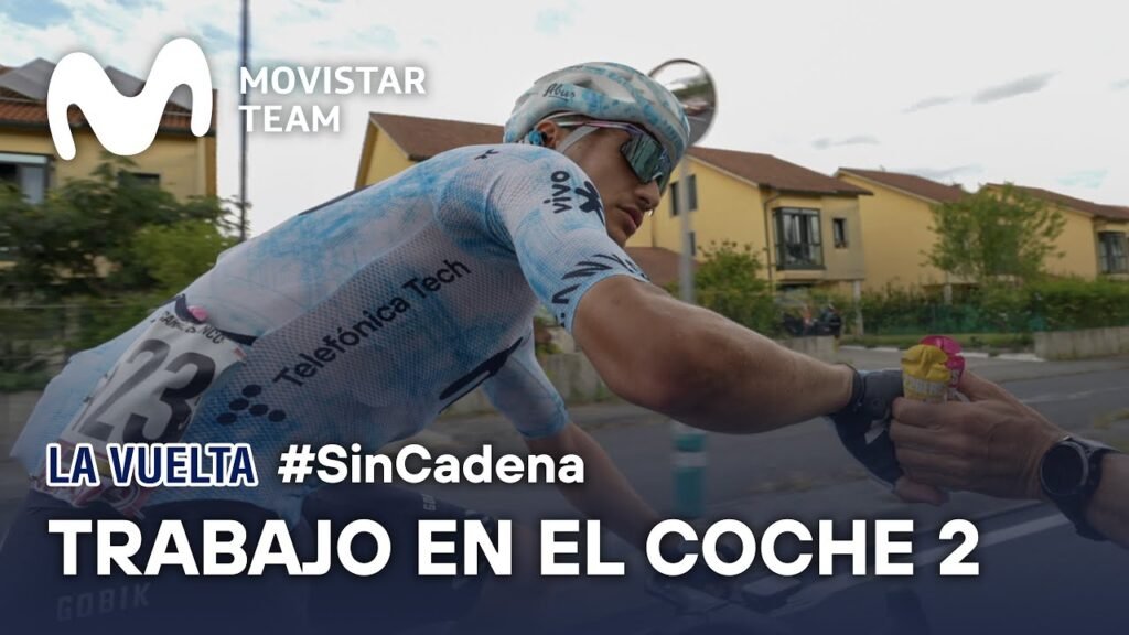 Desde el Coche de Carrera en La Vuelta 24 | Movistar Team 8 Desde el Coche de Carrera en La Vuelta 24