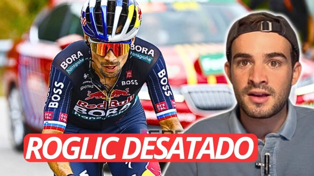 MORDISCO IMPORTANTE de ROGLIC al LÍDER / Etapa 13 La Vuelta a España 2024 9 MORDISCO IMPORTANTE de ROGLIC al LIDER Etapa 13 La