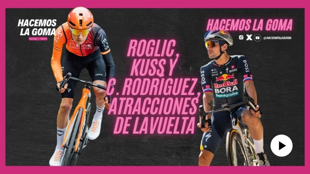 Roglic, Kuss y Carlos Rodríguez se suman a Yates y Almeida en La Vuelta 24 | HacemosLaGoma 4 Roglic Kuss y Carlos Rodriguez se suman a Yates y