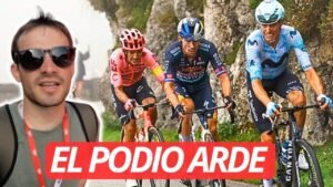 GUERRA CAMPAL entre MAS CARAPAZ y ROGLIC Etapa 16