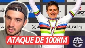 POGACAR nuevo CAMPEON DEL MUNDO atacando a 100KM de META