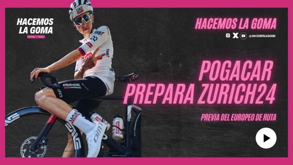 Pogacar se prepara para el Mundial de Zurich en Canada