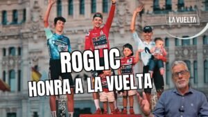 ROGLIC entra en la HISTORIA de La VUELTA escoltado por