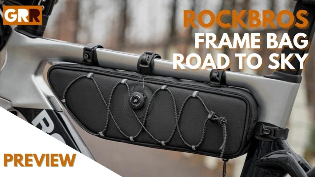 Rockbros Frame Bag "Road to sky" | Preview | Bolsa de cuadro con dos posiciones diferentes. 8 Rockbros Frame Bag Road to sky Preview Bolsa