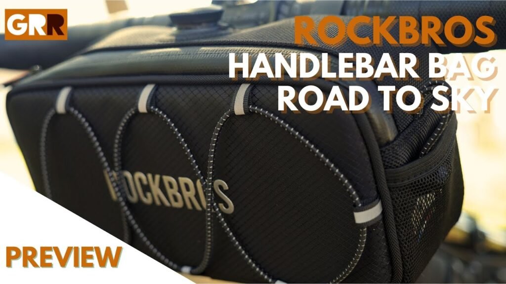 Rockbros Handlebar Bag "Road to sky" | Preview | Bolsa de manillar robusta y de capacidad media. 6 Rockbros Handlebar Bag Road to sky Preview Bolsa