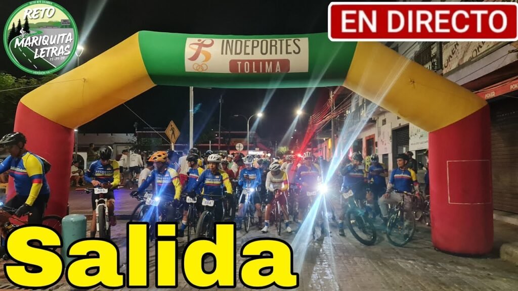 Salida de Ciclistas | Reto Mariquita Letras 2024 Desde San Sebastián de Mariquita 3 Salida de Ciclistas Reto Mariquita Letras 2024 Desde San