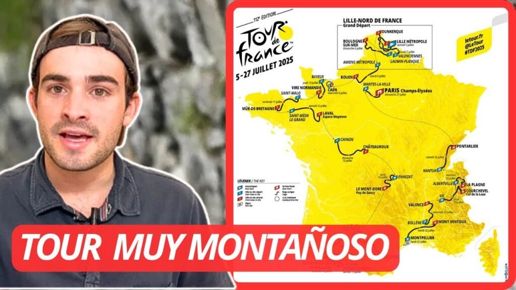 ANALIZANDO el RECORRIDO del TOUR DE FRANCIA 2025