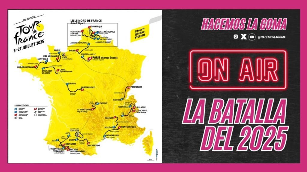 Analizamos el Recorrido del Tour de Francia en 2025