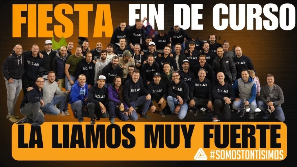 FIESTA FIN DE CURSO la liamos muy fuerte BiciLAB