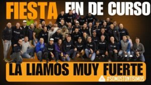 FIESTA FIN DE CURSO la liamos muy fuerte BiciLAB