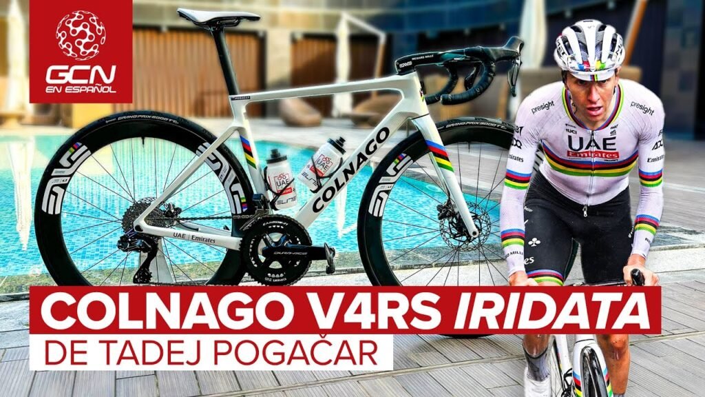 La Colnago V4RS arcoiris del Campeón del Mundo Tadej Pogacar 3 La Colnago V4RS arcoiris del Campeon del Mundo Tadej Pogacar
