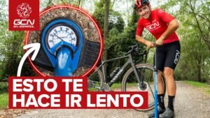 La presion incorrecta te hace ir mucho mas lento