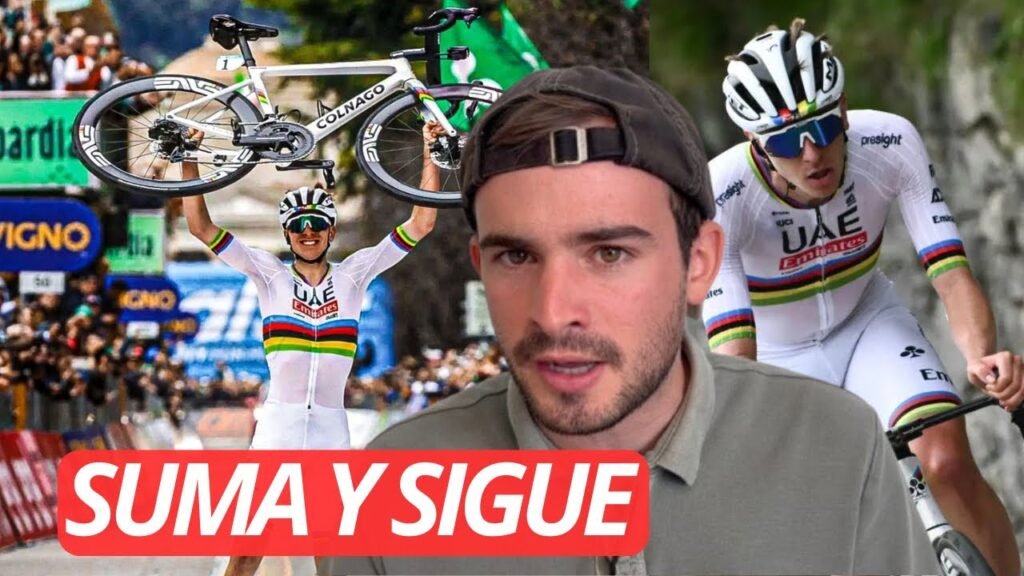 Monumental PALIZA de POGACAR en su CUARTO LOMBARDÍA 4 Monumental PALIZA de POGACAR en su CUARTO LOMBARDIA