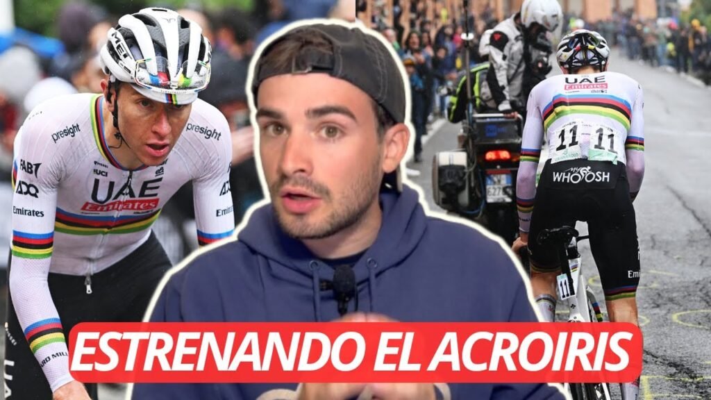 PRIMER RECITAL de POGACAR con el ARCOIRIS