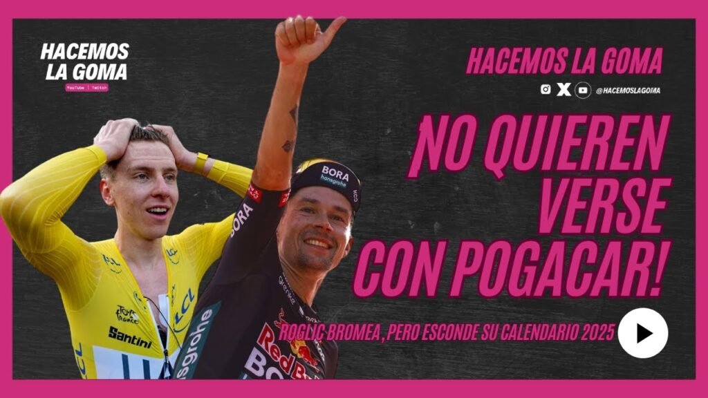 ROGLIC IRA EN 2025 DONDE NO ESTE POGACAR ¿MIEDO AL