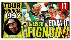 11 Otra epica batalla de LAURENT FIGNON Etapa 11 TOUR