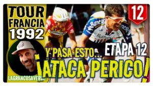 12 ¡ATACA PEDRO DELGADO y pasa esto Etapa 12 TOUR