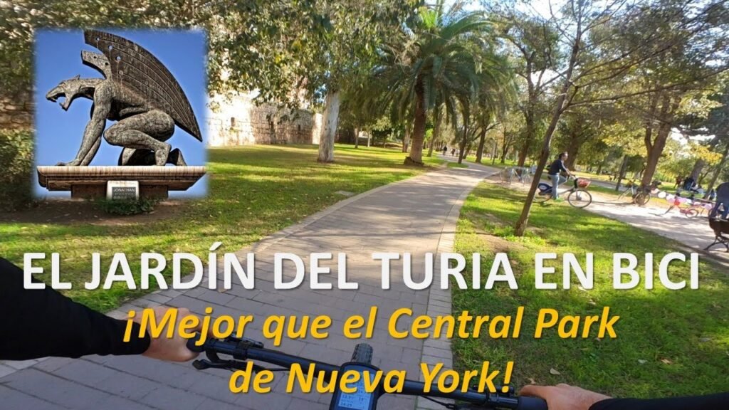 El Jardin del Turia en bici ¡mejor que el Central