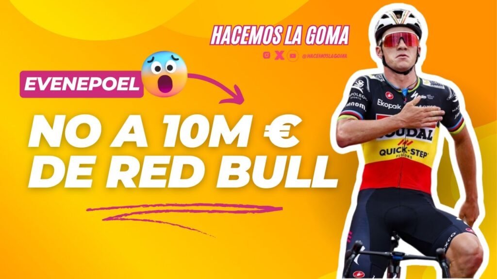Evenepoel rechaza oferta de Red Bull por 10 millones de