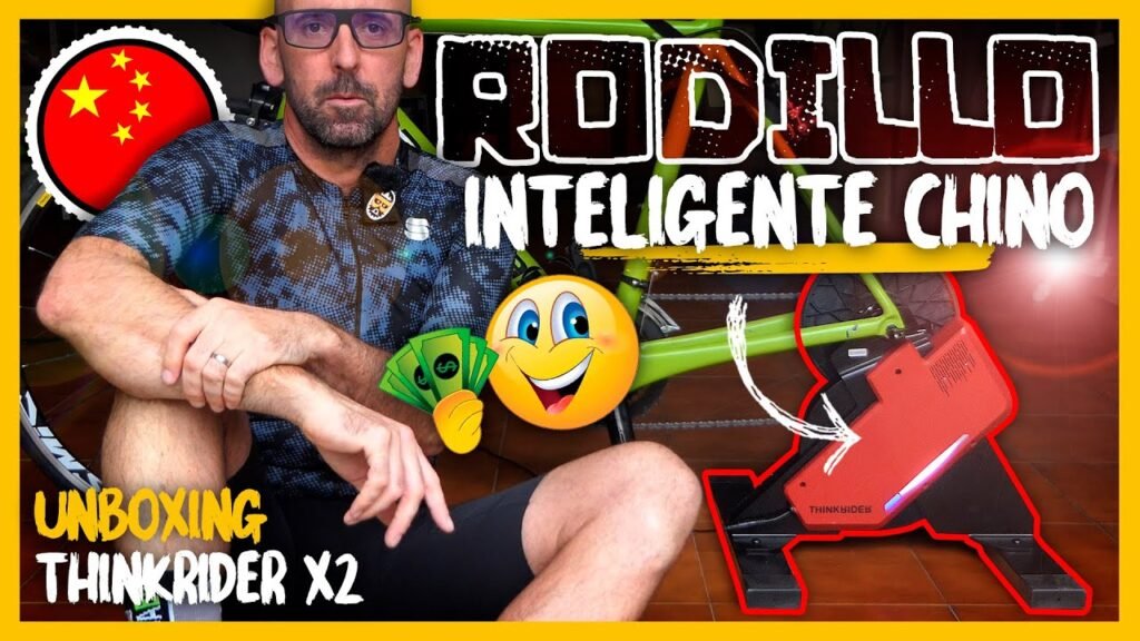 Rodillo entrenamiento CICLISMO inteligente Thinkrider X2 chino BIKE UNBOXING