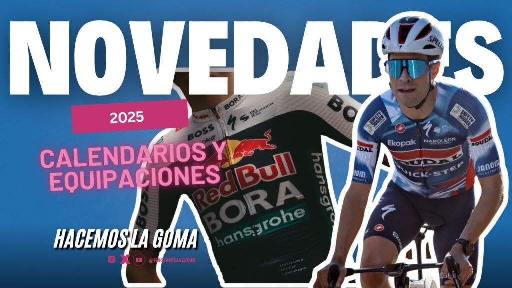 Ciclismo Calendario Roglic 2025 Equipaciones World Tour Valverde y la