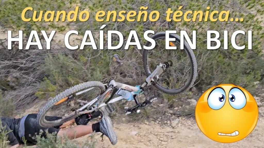 Cuando enseno tecnica hay caidas en bici Rafabike80