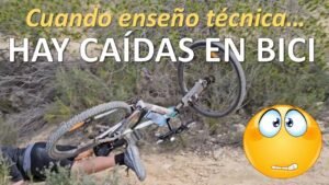 Cuando enseno tecnica hay caidas en bici Rafabike80