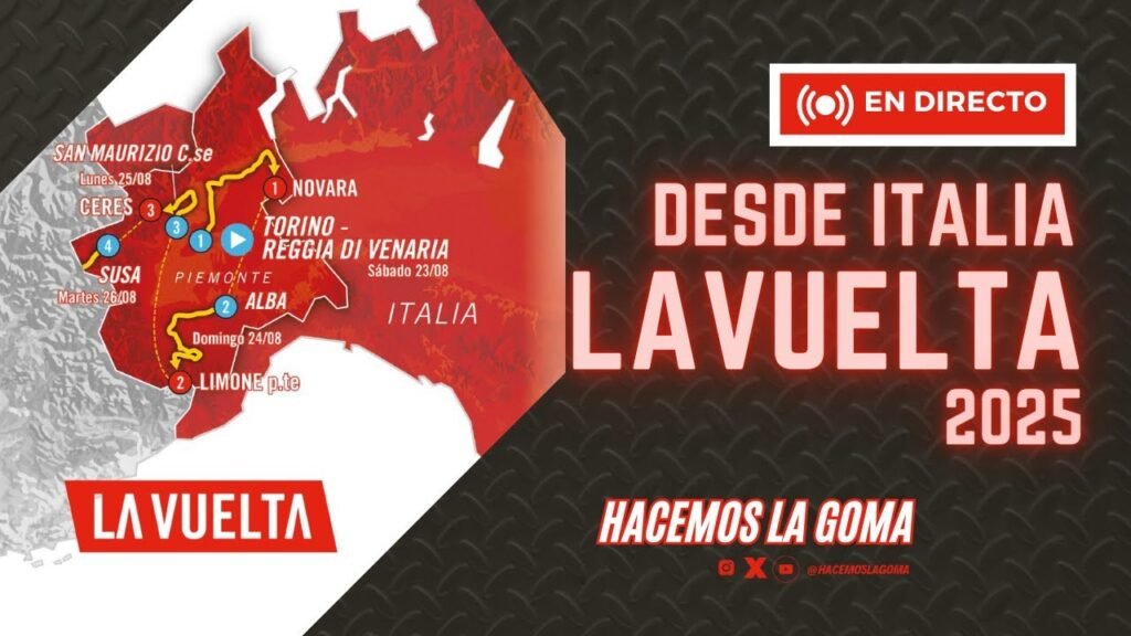 La Vuelta 2025 saldra de Italia Oficial y concentraciones de