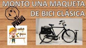 Monto una maqueta de bici clasica DIY Rafabike80