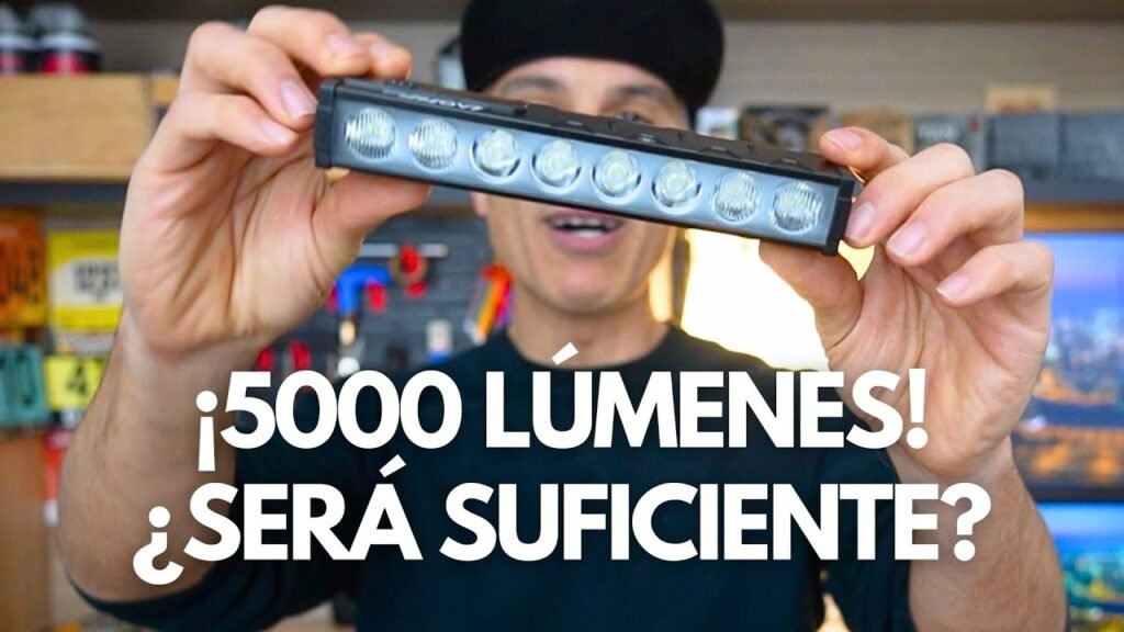La lampara frontal de bicicleta mas potente 5000 lumens y