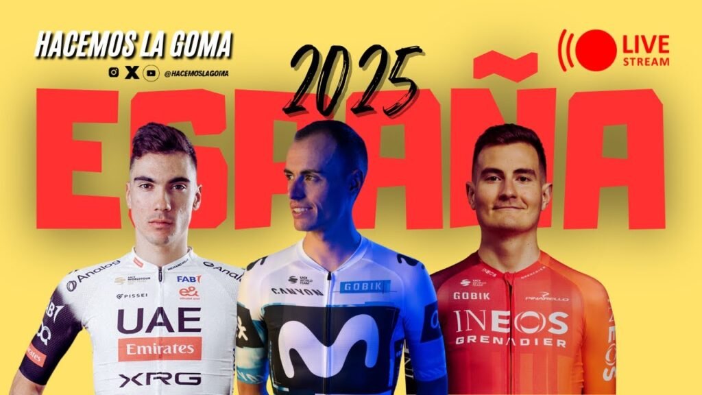 Los calendarios 2025 de los ciclistas espanoles Ayuso Mas Rodriguez