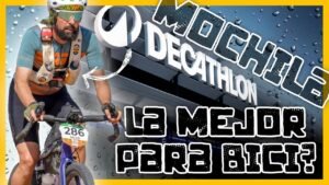 Mochila de hidratacion DECATHLON para GRAVEL BIKEPACKING ciclismo ultradistancia y