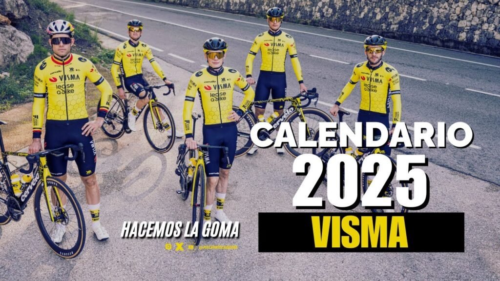 VAN AERT VINGEGAARD KUSS JORGENSON CALENDARIOS VISMA 2025