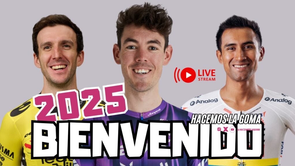 ¡BIENVENIDO 2025 LOS CICLISTAS QUE ESTRENAN COLORES