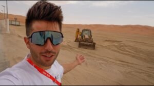 AVITUALLAMIENTO del UAE TOUR en EL DESIERTO
