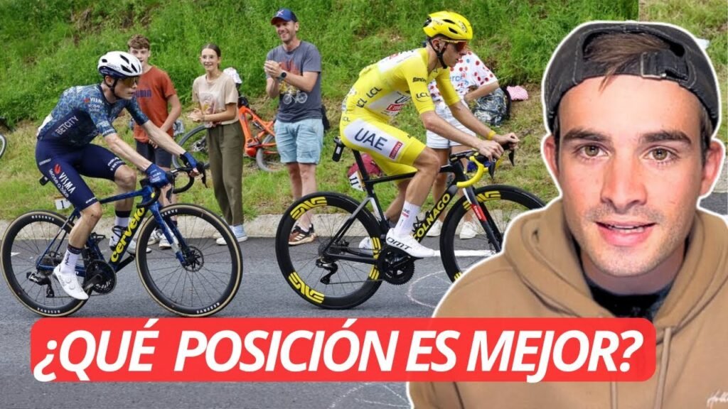 BIOMECÁNICO ANALIZA la POSICIÓN de POGACAR y VINGEGAARD sobre la BICICLETA 8 BIOMECANICO ANALIZA la POSICION de POGACAR y VINGEGAARD sobre la