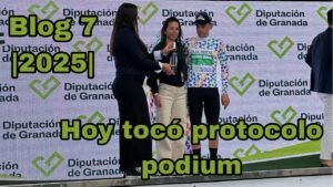 Blog 7 2025 Hoy toco protocolo podium Melisa Gomiz