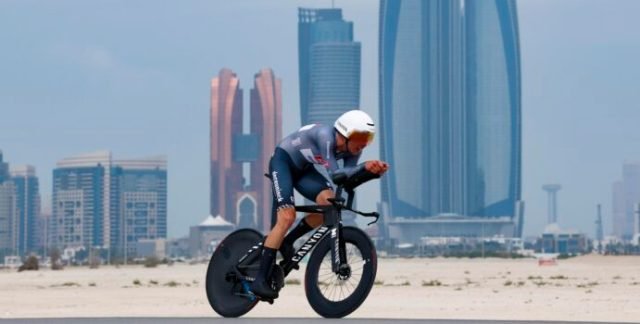 Casi un año después, el escándalo por la crono danesa persiste 1 Johan Price-Pejtersen durante la etapa del UAE Tour