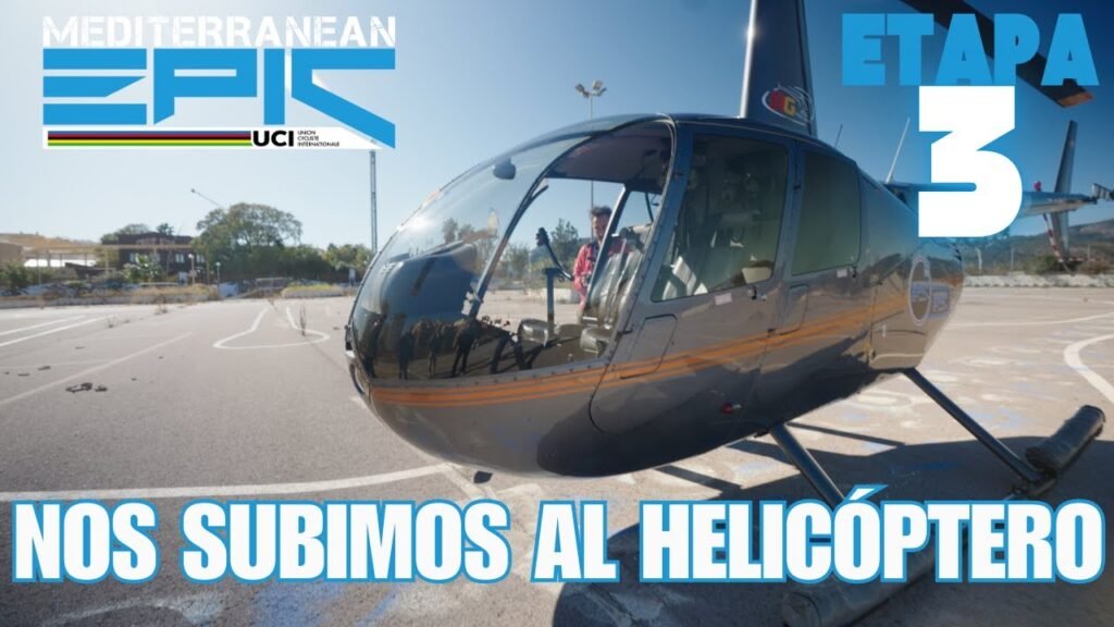 Mediterranean Epic 2025 nos subimos al helicoptero BiciLAB