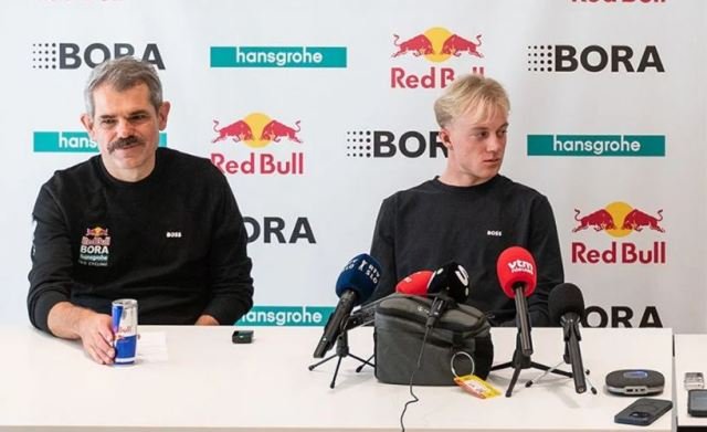 Nadie está dispuesto a pagar 20.000 euros diarios a un corredor que no corre 1 Ralph Denk, Maxim van Gils, Red Bull – BORA – hansgrohe