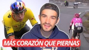 VAN AERT y CARAPAZ lo PRUEBAN pero NO PUEDEN