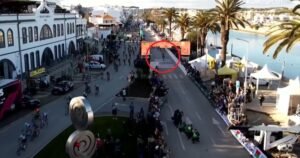 ¿Ciclistas u organizacion La responsabilidad del caos en el Algarve